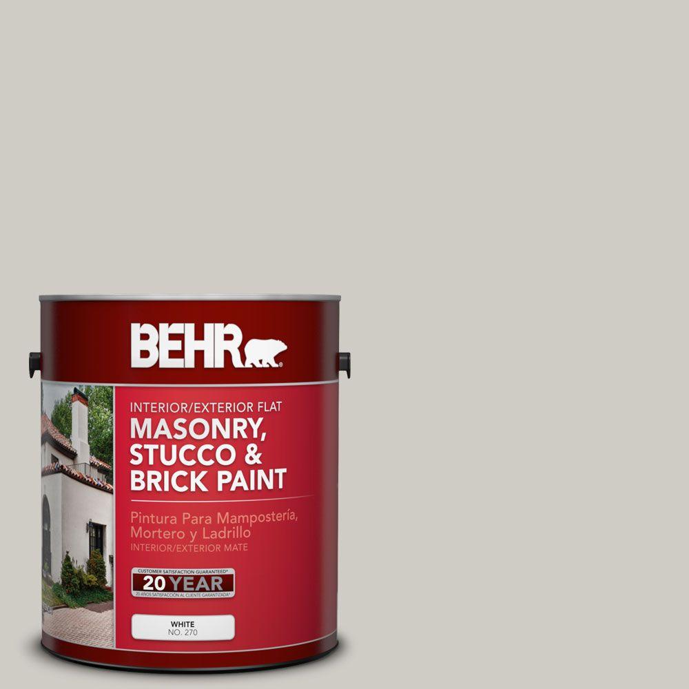 Behr Premium 1 Gal Ms 83 Agate Flat Elastomeric Masonry Stucco Ms 83 Agate Flat Elastomeric Masonry Stucco And