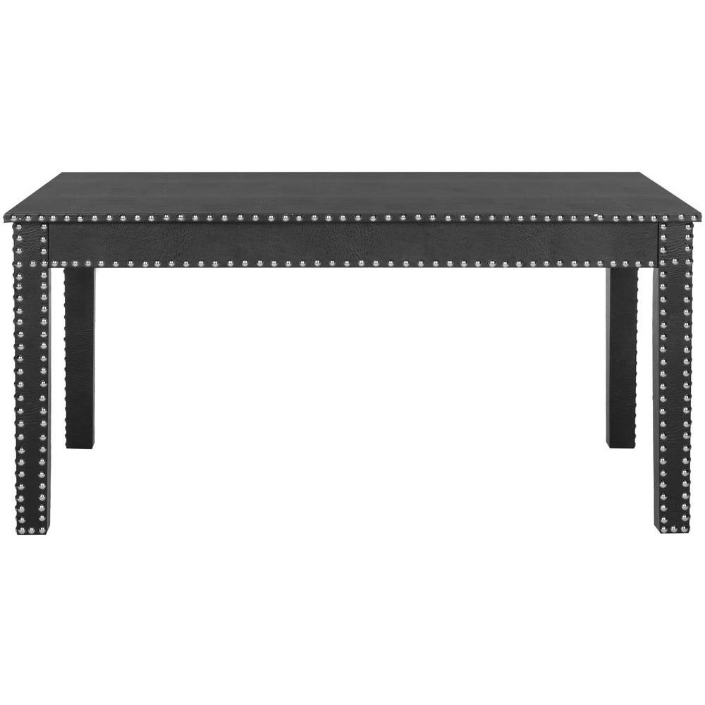 Safavieh Alec Distressed Black Coffee TableAMH6545C The Home Depot
