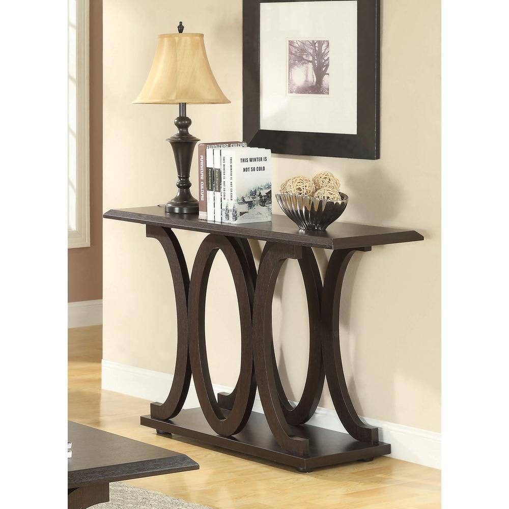 Reviews For Coaster C Shaped Sofa Table Cappuccino 703149 The Home Depot