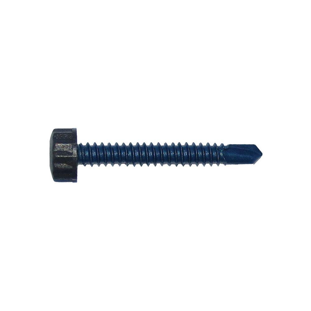 NyloTec 14 x 2 in. Nylon Bronze BiHex Head Self Drill Screw (50
