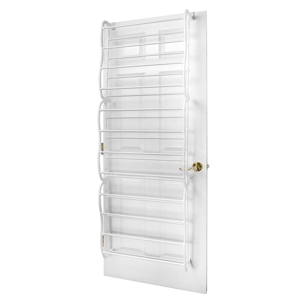 Sunbeam 36 Pair White Shoe Organizer Sr00753 The Home Depot