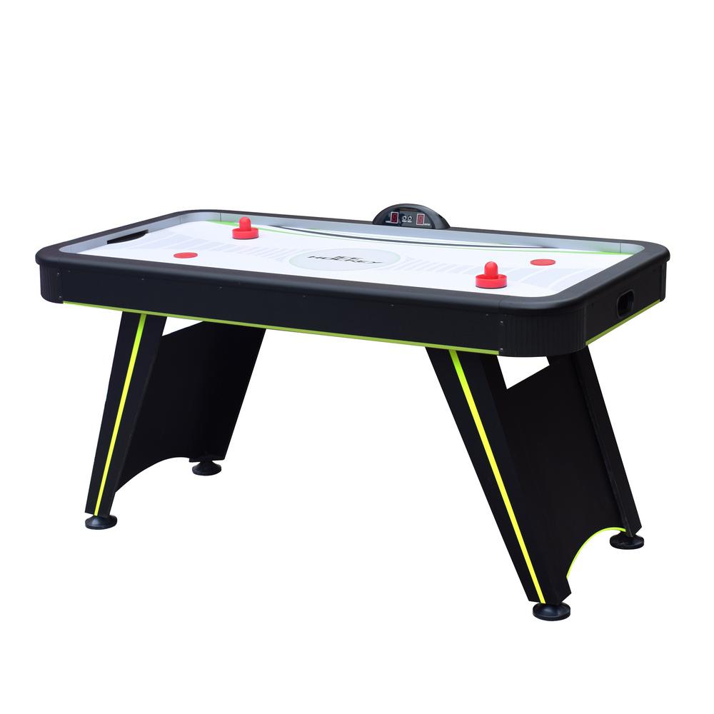 Hathaway 6 Ft Excalibur Air Hockey Table With Table Tennis Top