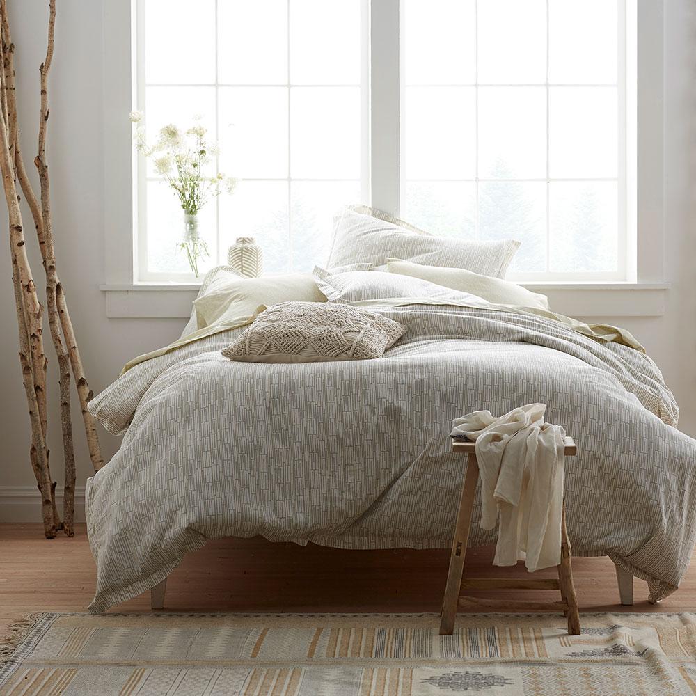 Cstudio Home By The Company Bamboo Taupe Organic Queen Duvet Cstudio Home By The Company Bamboo Taupe Organic Queen Duvet Cover