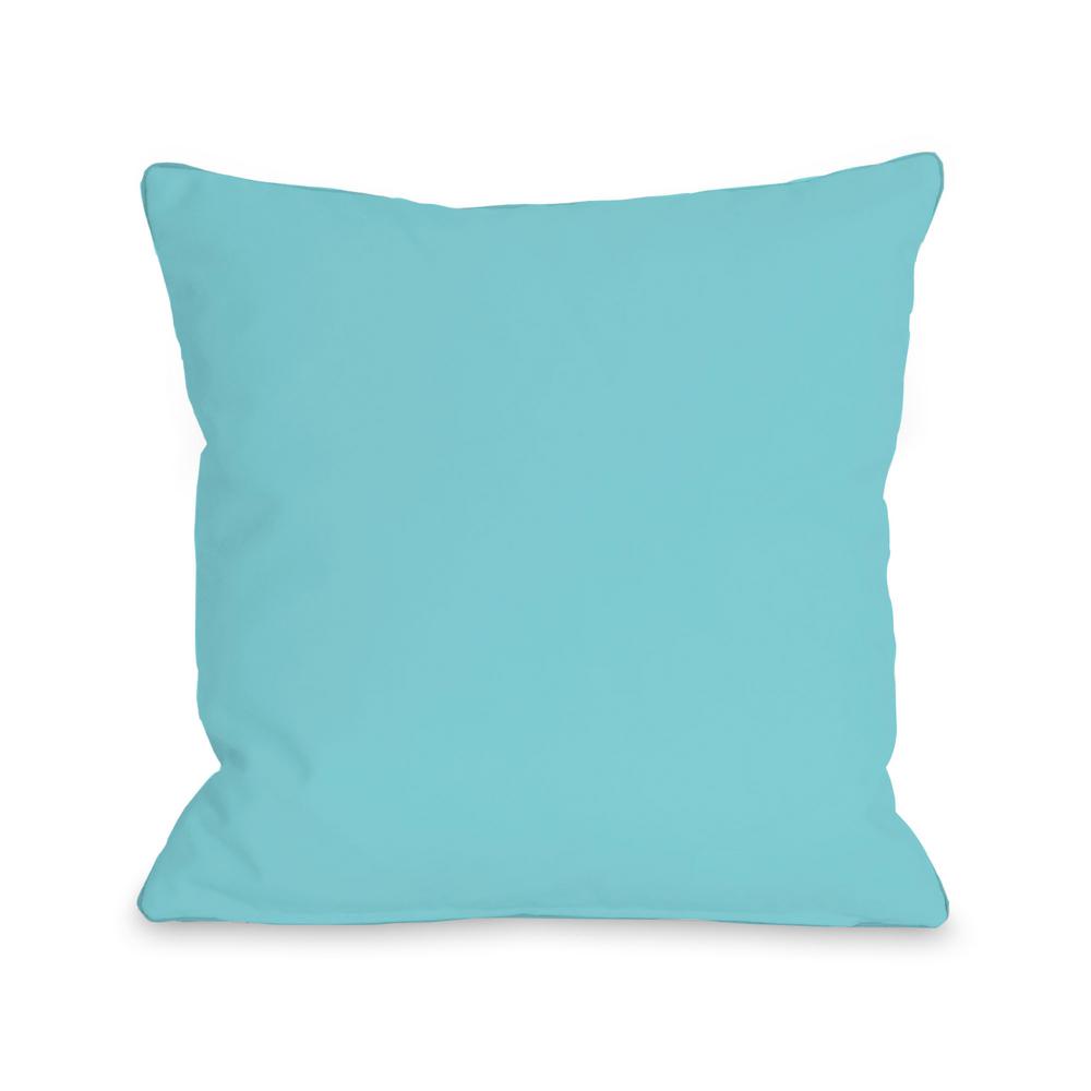Solid Pale Aqua 16 In X Decorative Pillow 71948pl16 The Solid Pale Aqua 16 In X Decorative Pillow 71948pl16 The Home Depot