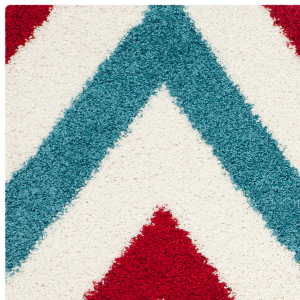red kids rug