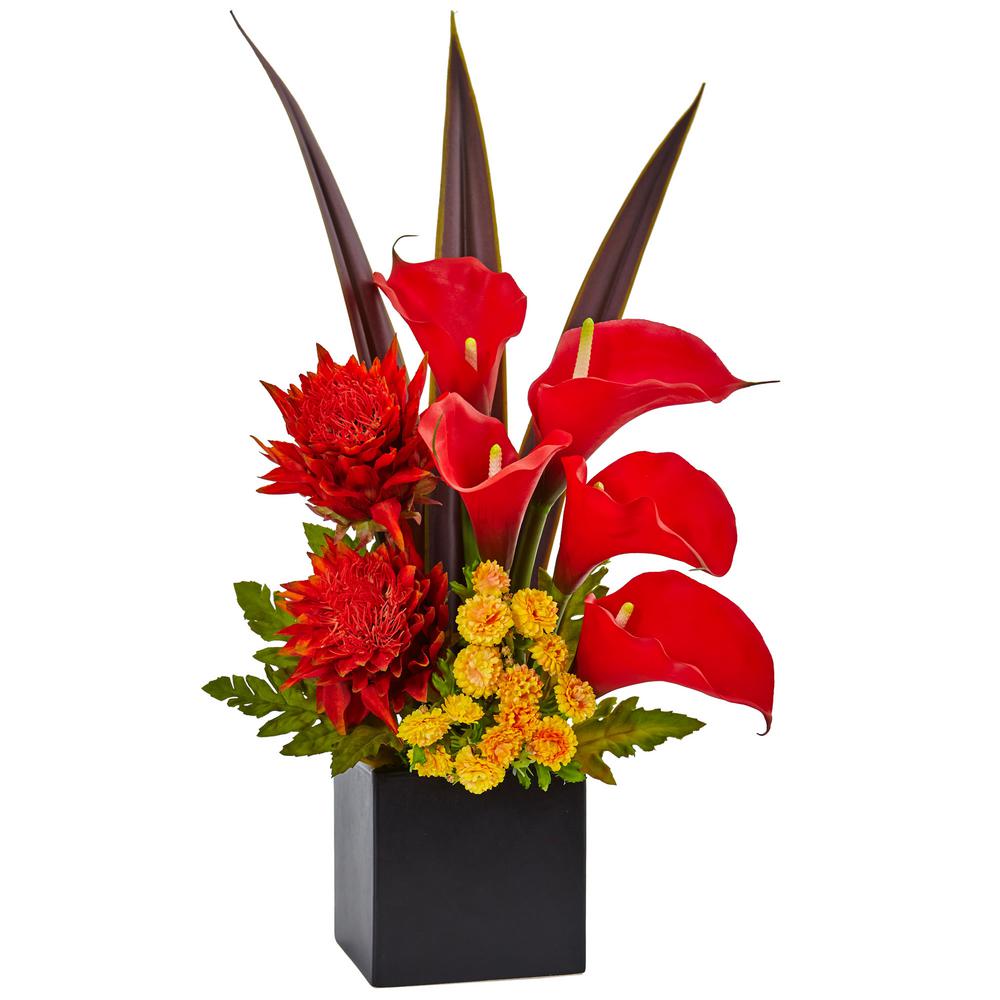 artificial tropical flowers