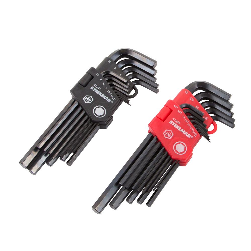 TEKTON Inch/Metric Long Arm Ball End Hex Key Wrench Set (26Piece