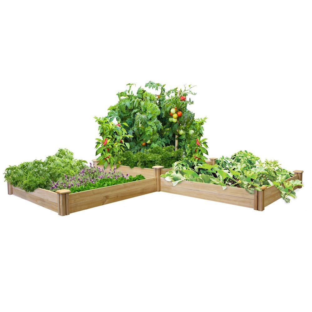 Greenes Fence Two Tiers Dovetail Raised Garden Bed-RC4T4S24B - The ...