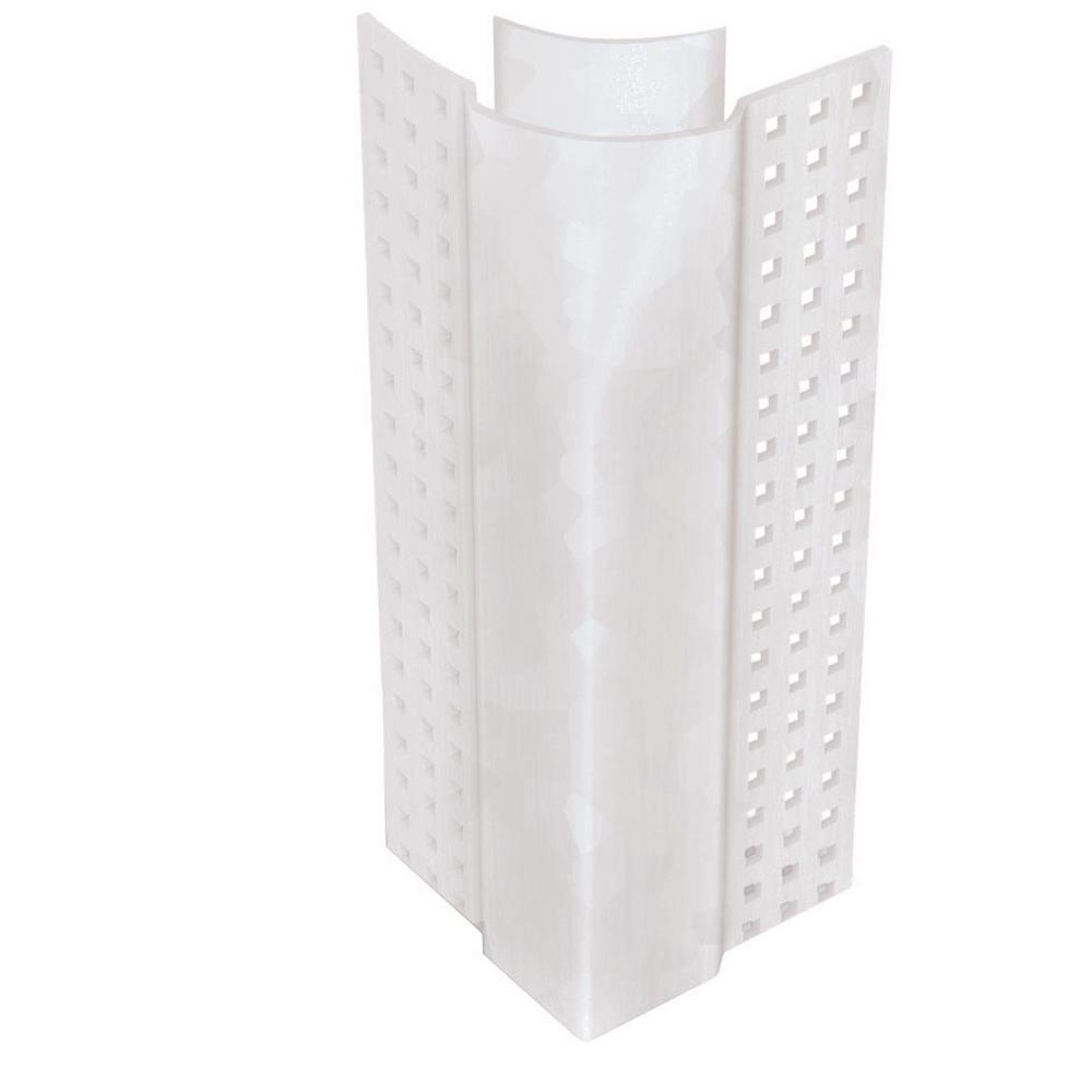 Clarktrich 3 4 In X 8 Ft Metal Bullnose Corner Bead 726661 M859 Vinyl Bullnose Transtion Cap