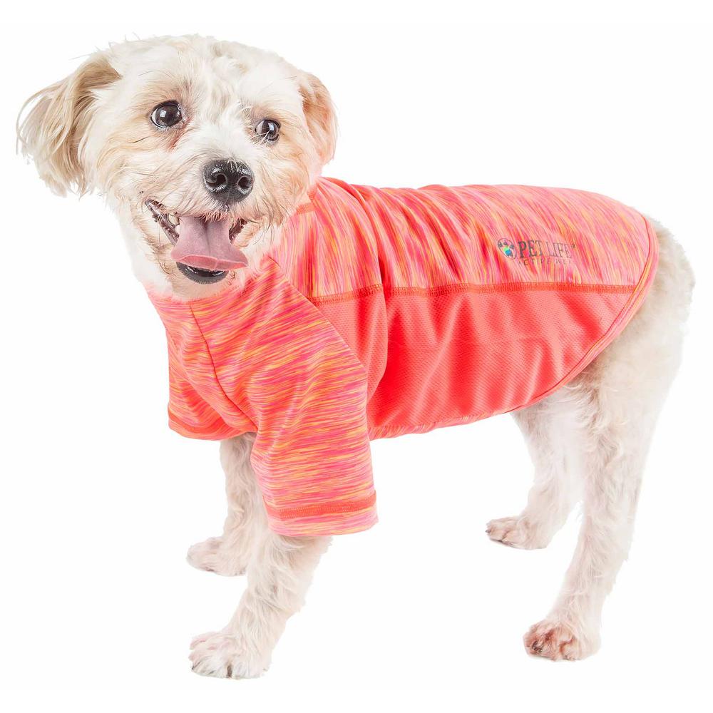 Pet Life X Small Orange Active Warf Speed Ultra Stretch Sporty Performance Dog T Shirt Tshl5orxs The Home Depot