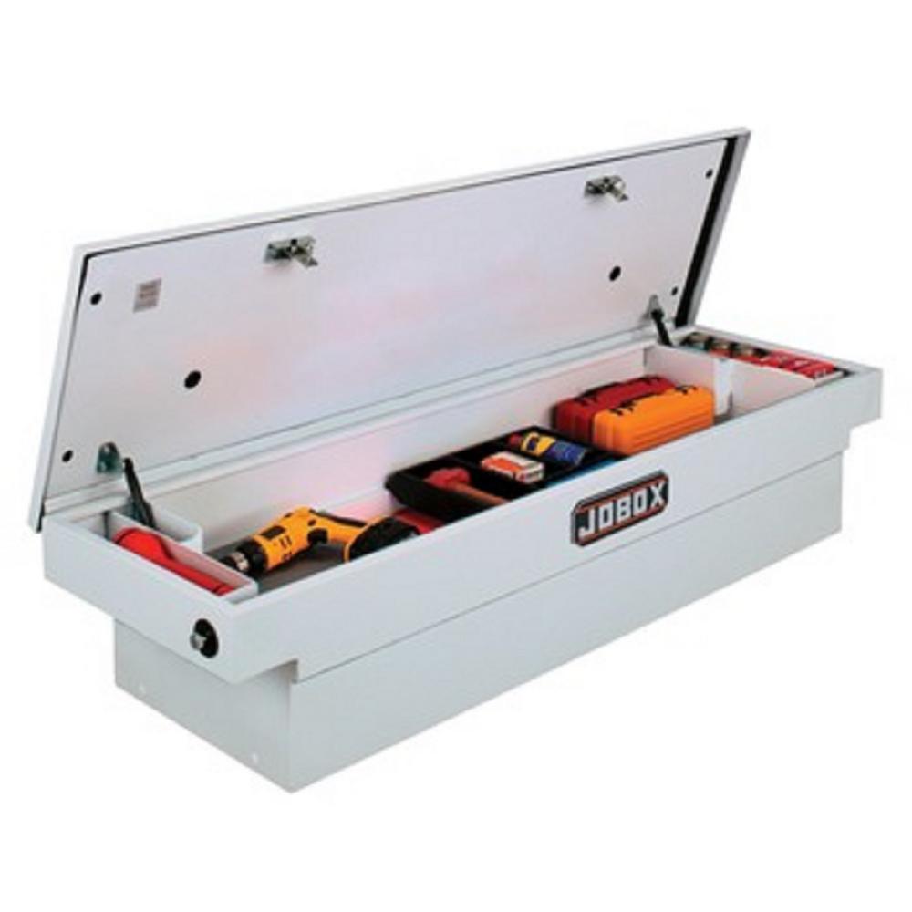 JOBOX 71 Diamond Plate Steel Full Size Crossbed Truck Tool Box