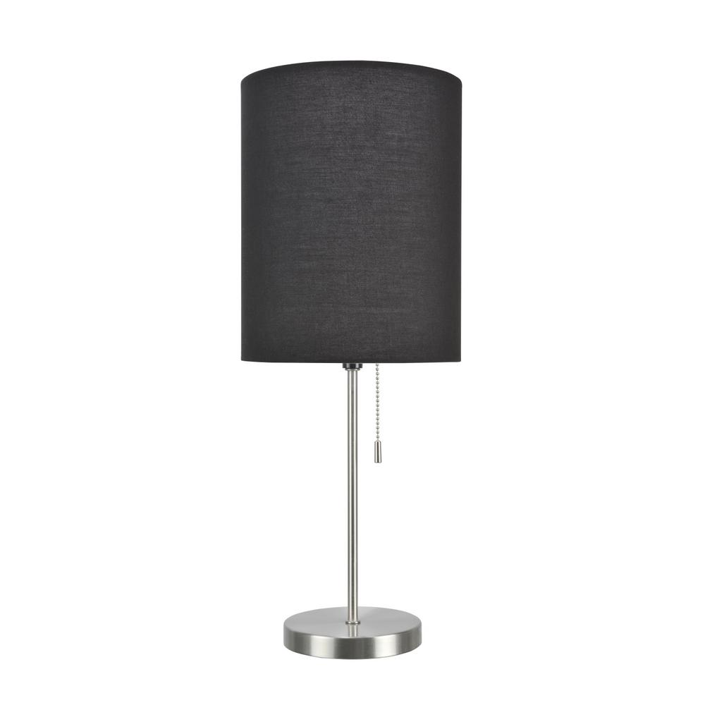 Aspen Creative Corporation 19 1 2 In Satin Nickel Candlestick Satin Nickel Candlestick