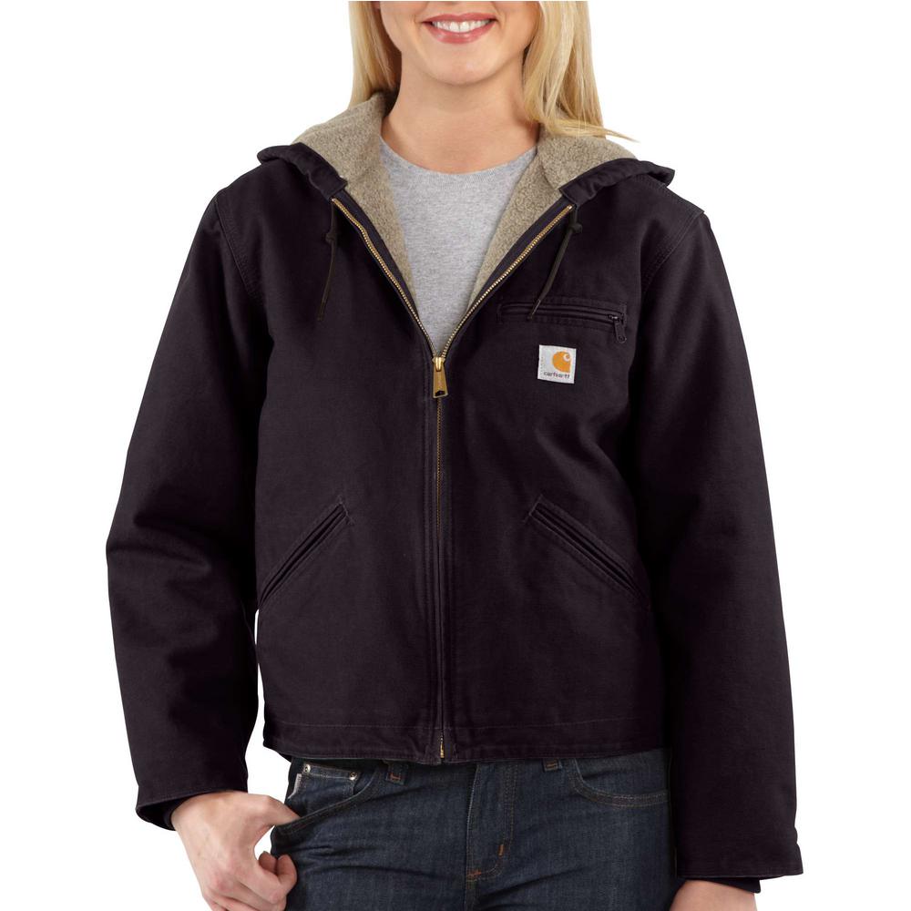 Carhartt Women's X-Small DWN-Deep Wine Sandstone Sierra Jacket Reviews ...