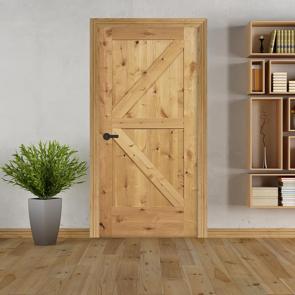 Steves Sons 24 In X 80 In K Frame Unfinished Barn Door Style