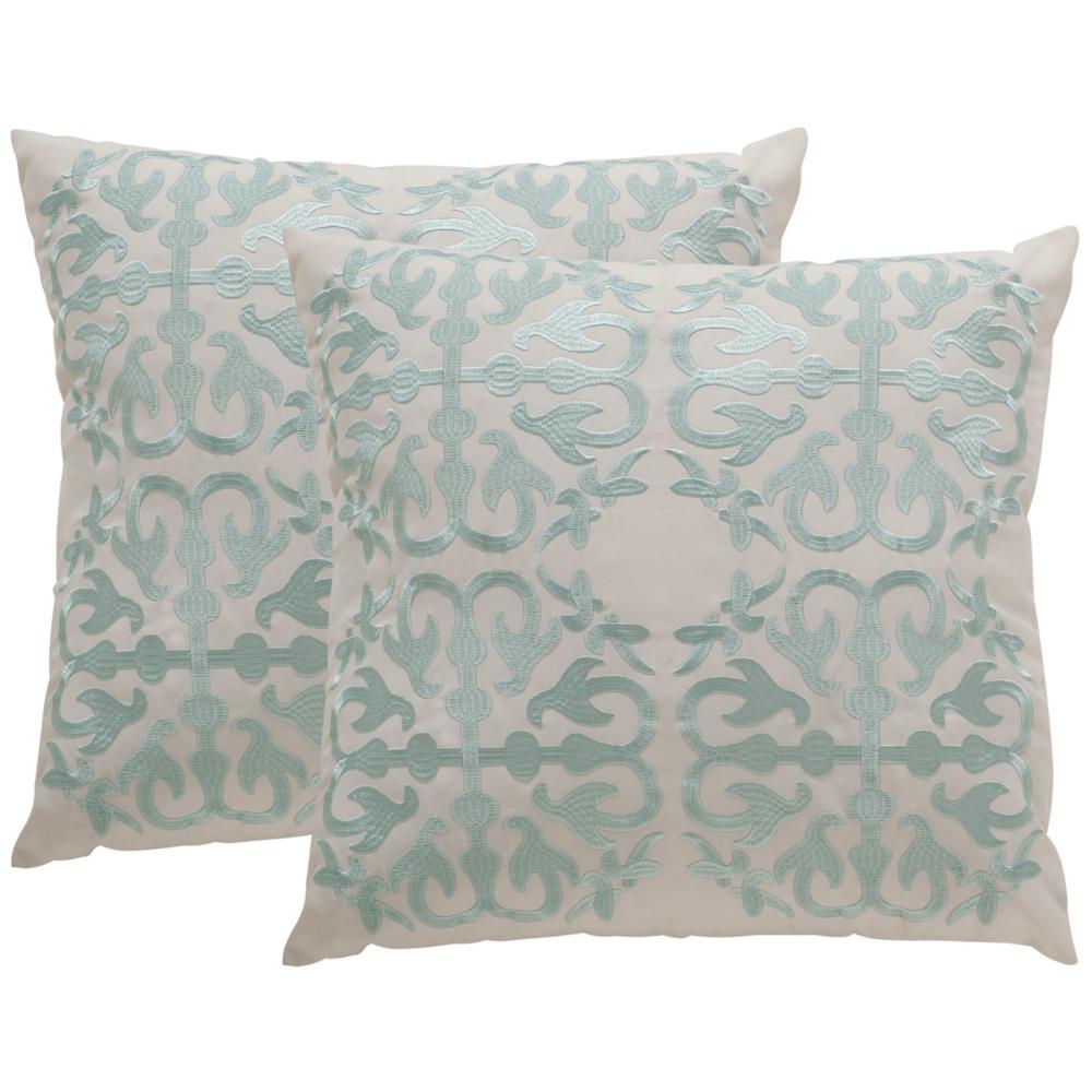 Safavieh Moroccan Soleil Square Outdoor Throw Pillow (Pack of 2)-PPL208A-2020-SET2 - The Home Depot