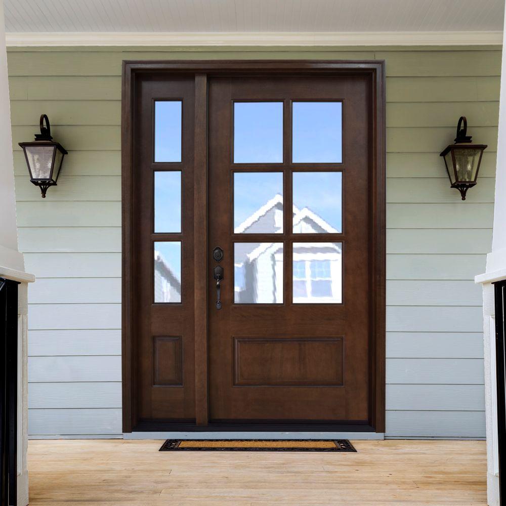 Steves Sons 54 In X 80 Savannah Clear 6 Lite Rhis Mahogany Steves Sons 54 In X 80 Savannah