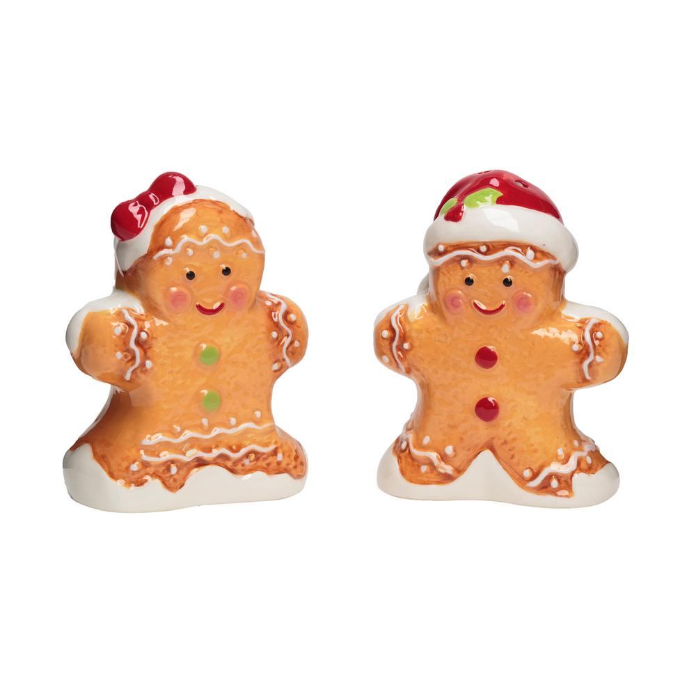 Amici Home Gingerbread Man 2 Oz Brown Ceramic Salt And Pepper Amici Home Gingerbread Man 2 Oz Brown Ceramic Salt And Pepper Shakers With Figural Shapes 7cn335r The Depot