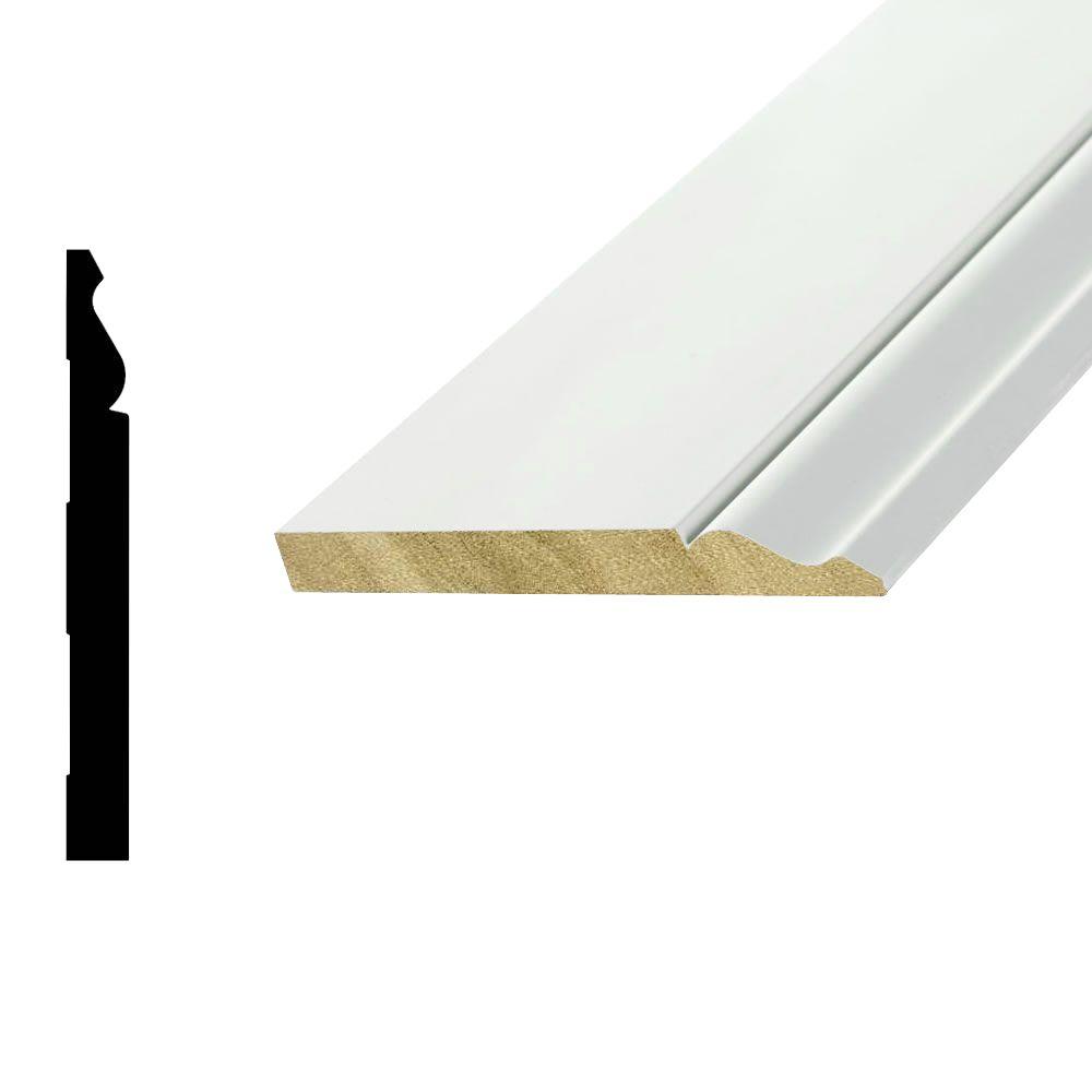 Woodgrain Millwork WM 163 E 9/16 in. x 51/4 in. x 96 in. Painted