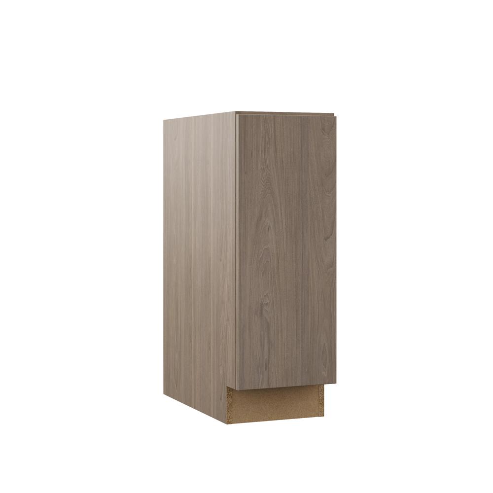 Hampton Bay Designer Series Edgeley Assembled 12x34 5x23 75 In Full Height Door Base Kitchen Cabinet Driftwood