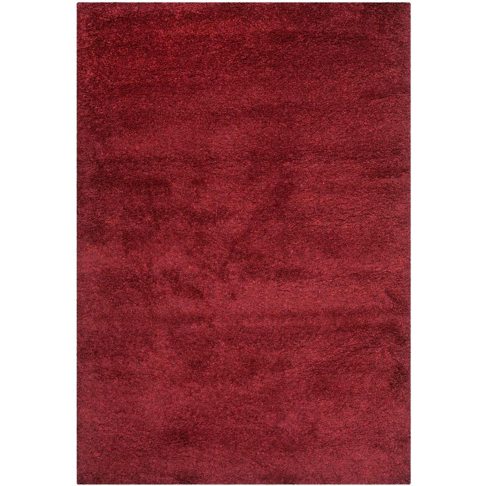 Safavieh California Shag Maroon 9 ft. x 12 ft. Area RugSG15142429