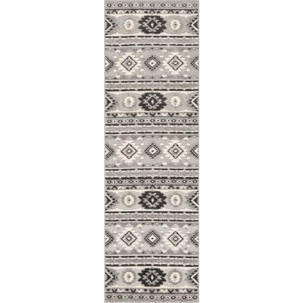 Well Woven Dorado Mamba Modern Navajo Southwestern Grey High Low
