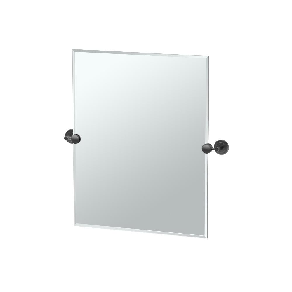 Gatco Latitude II 24 in. x 24 in. Single Small Rectangle Mirror in