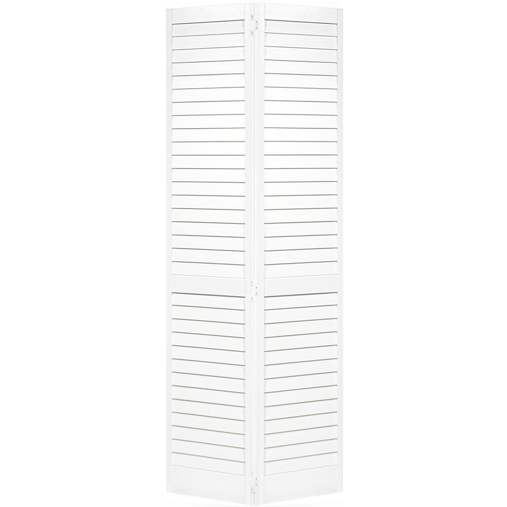 Kimberly Bay 30 In X 80 In 30 In Plantation Louvered Solid Core