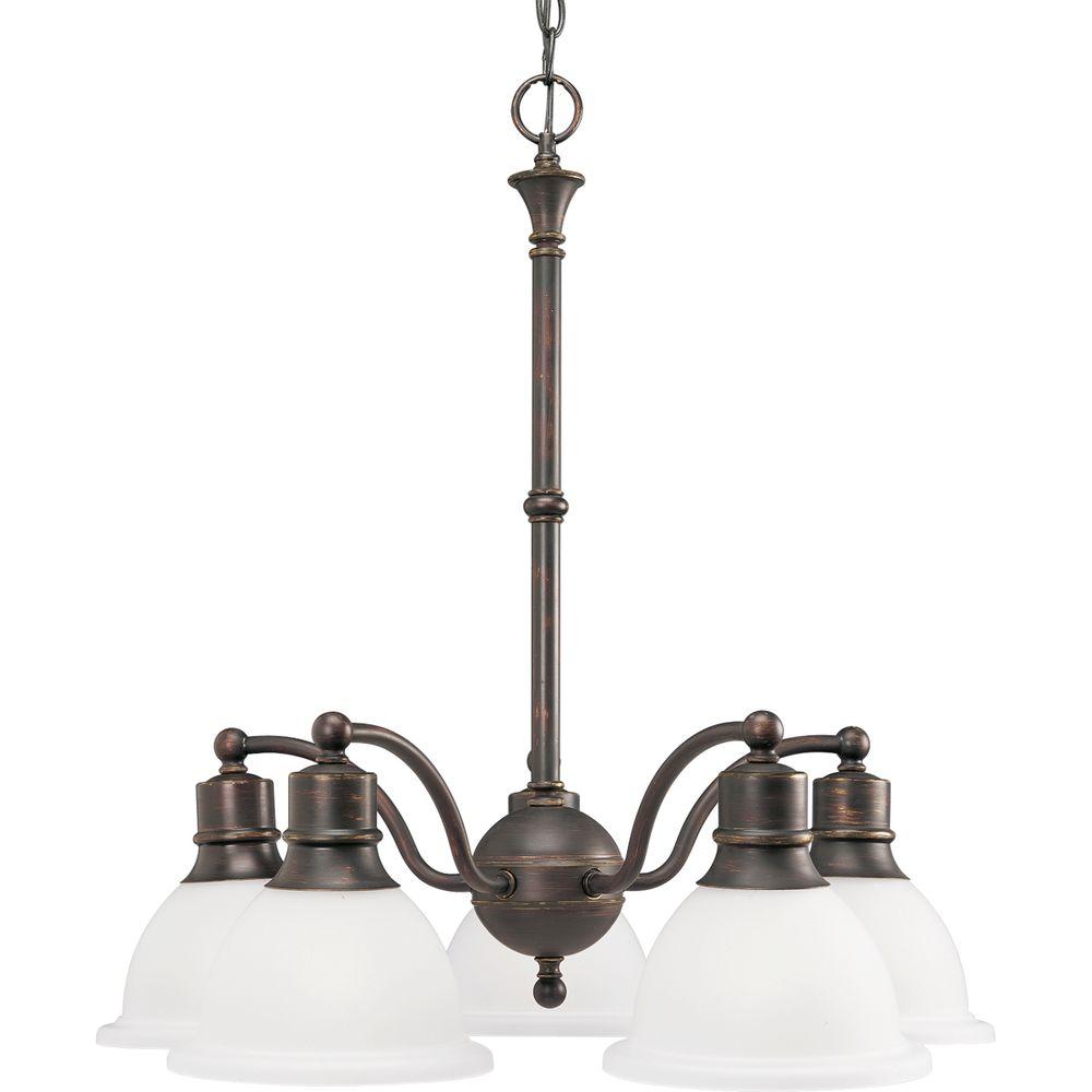 Progress Lighting Madison Collection 5 Light Antique Bronze Chandelier With Etched Gl Progress Lighting Madison Collection 5 Light Antique Bronze Chandelier With Etched Gl