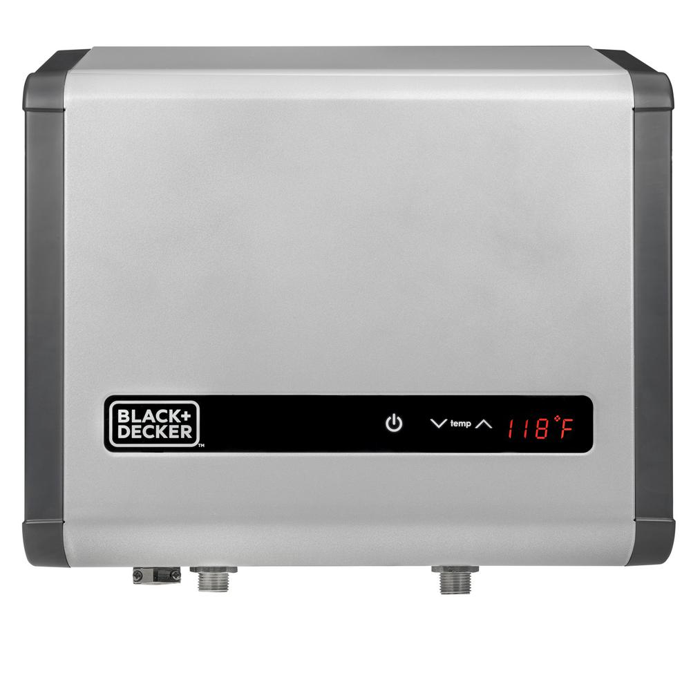 BLACK+DECKER Black and Decker 18 kW 3.7 GPM Electric Tankless Water Heater, Digital Self Modulating Hot Water Heater Electric