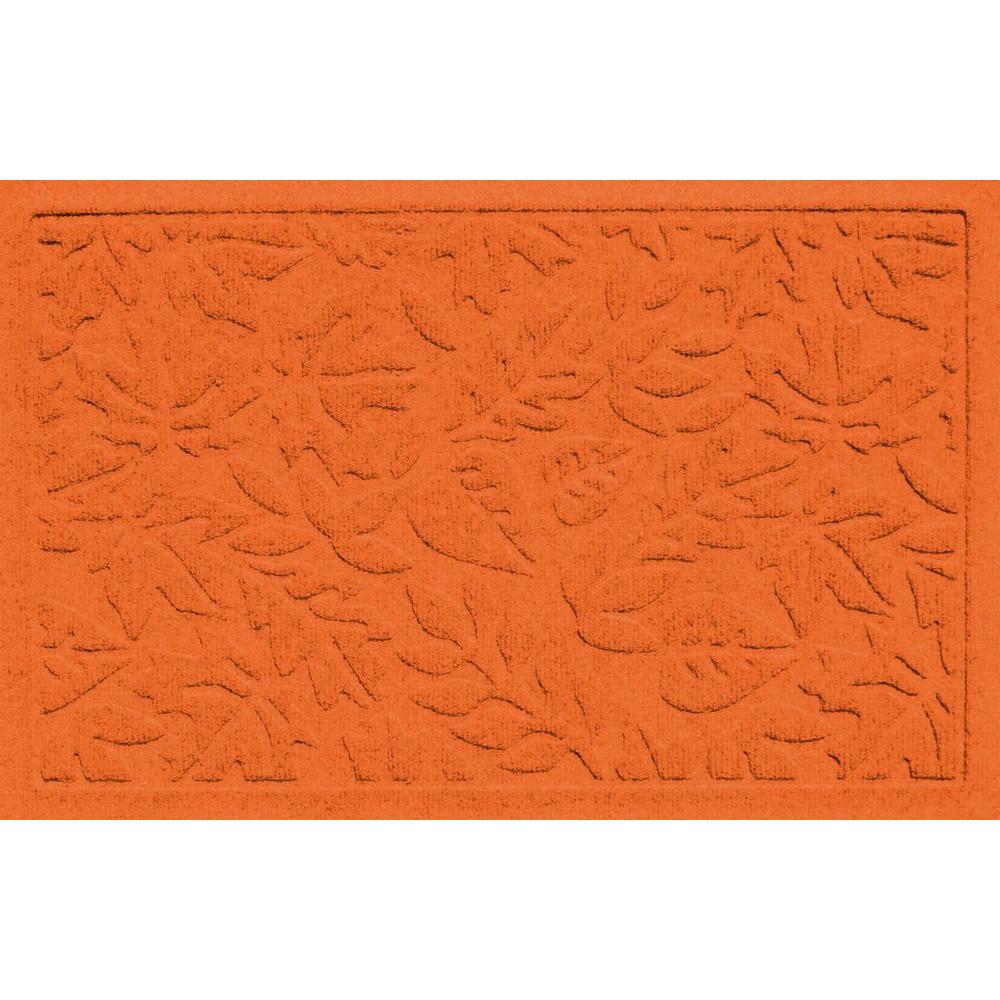 Bungalow Flooring Aqua Shield Fall Day Orange 17.5 in. x 26.5 in. Door