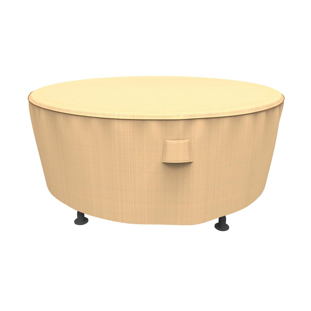 Budge Neverwet And Reg Savanna Extra Large Tan Round Patio Table Budge Neverwet And Reg Savanna Extra Large Tan Round Patio Table Cover