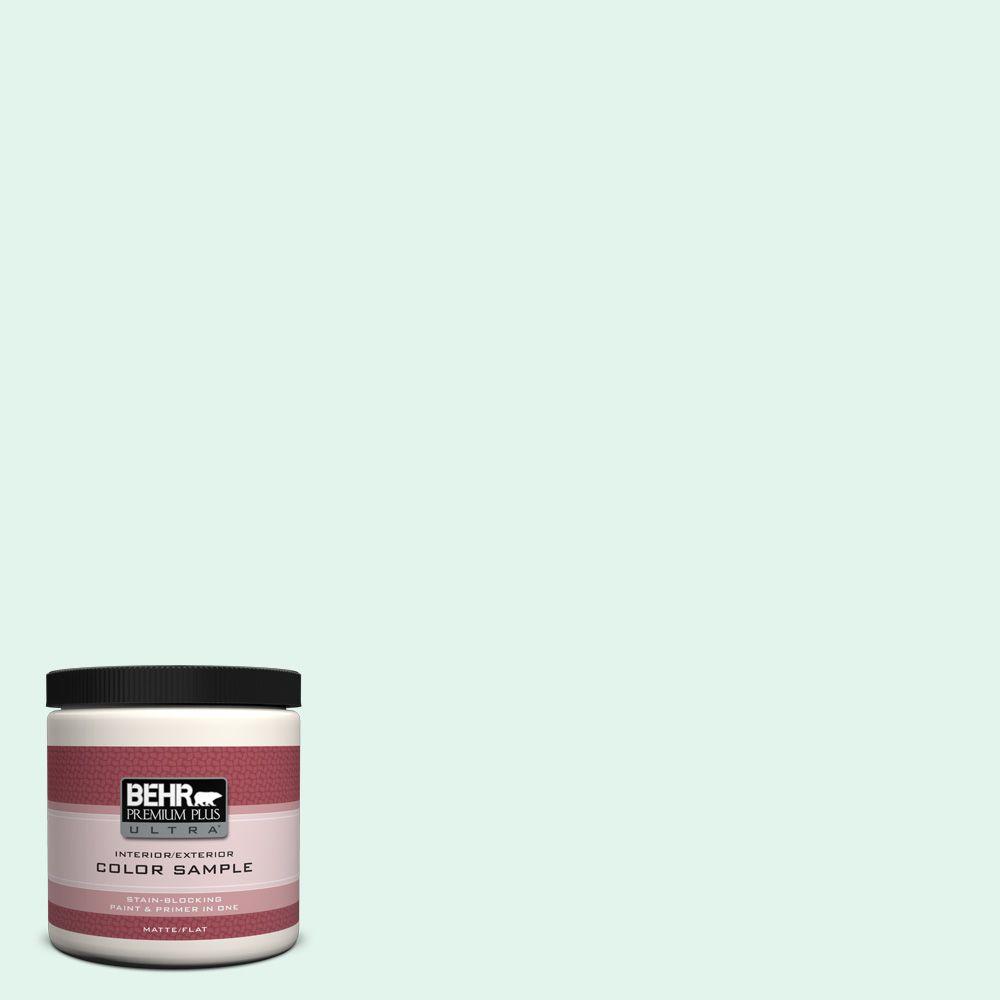 Behr Premium Plus Ultra 8 Oz 480c 1 Light Mint Matte Interior 480c 1 Light Mint Matte Interior Exterior Paint And Primer In One Sample