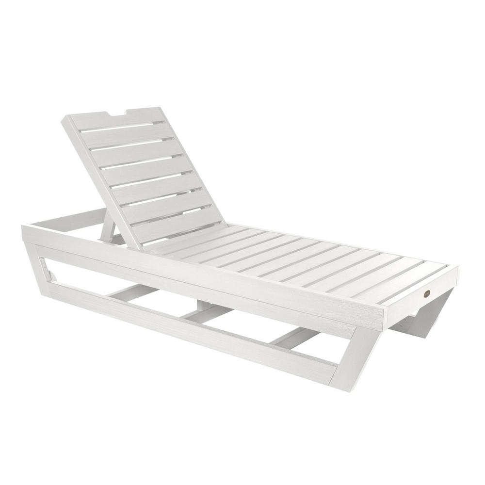 White Plastic Outdoor Chaise Lounges Patio Chairs The Home Depot