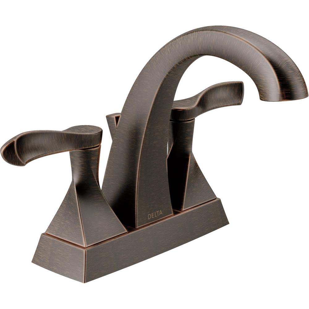 Delta Chamberlain 4 in. Centerset 2Handle Bathroom Faucet in