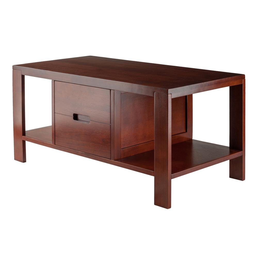 Winsome Wood Bora Walnut Coffee Table 94738 The Home Depot Winsome Wood Bora Walnut Coffee Table