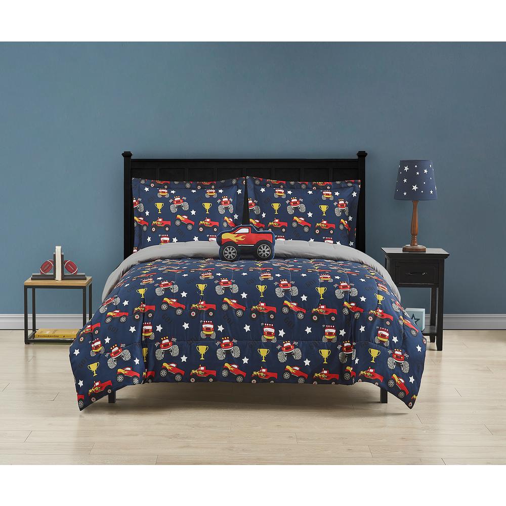 monster truck twin comforter