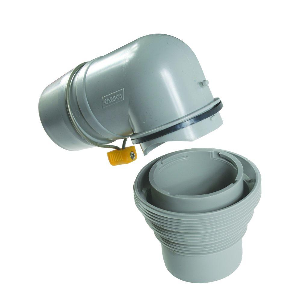 FLEXDrain 2 in. x 3 in. x 4 in. Polypropylene Downspout Adapter