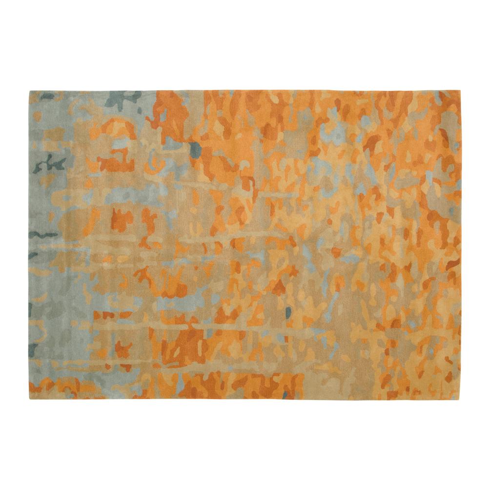 Home Decorators Collection Watercolor Gold 8 ft. x 11 ft. Area Rug