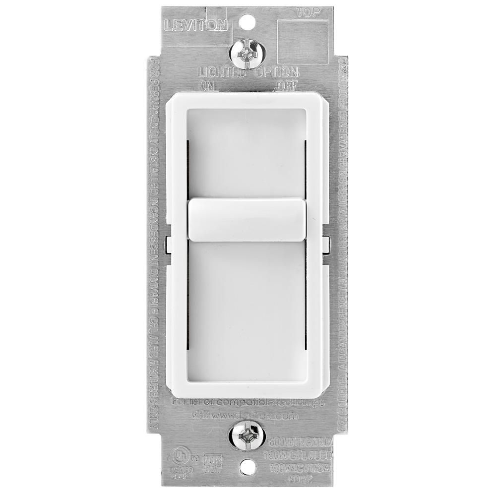 Leviton Decora SureSlide Universal 150W LED/CFL