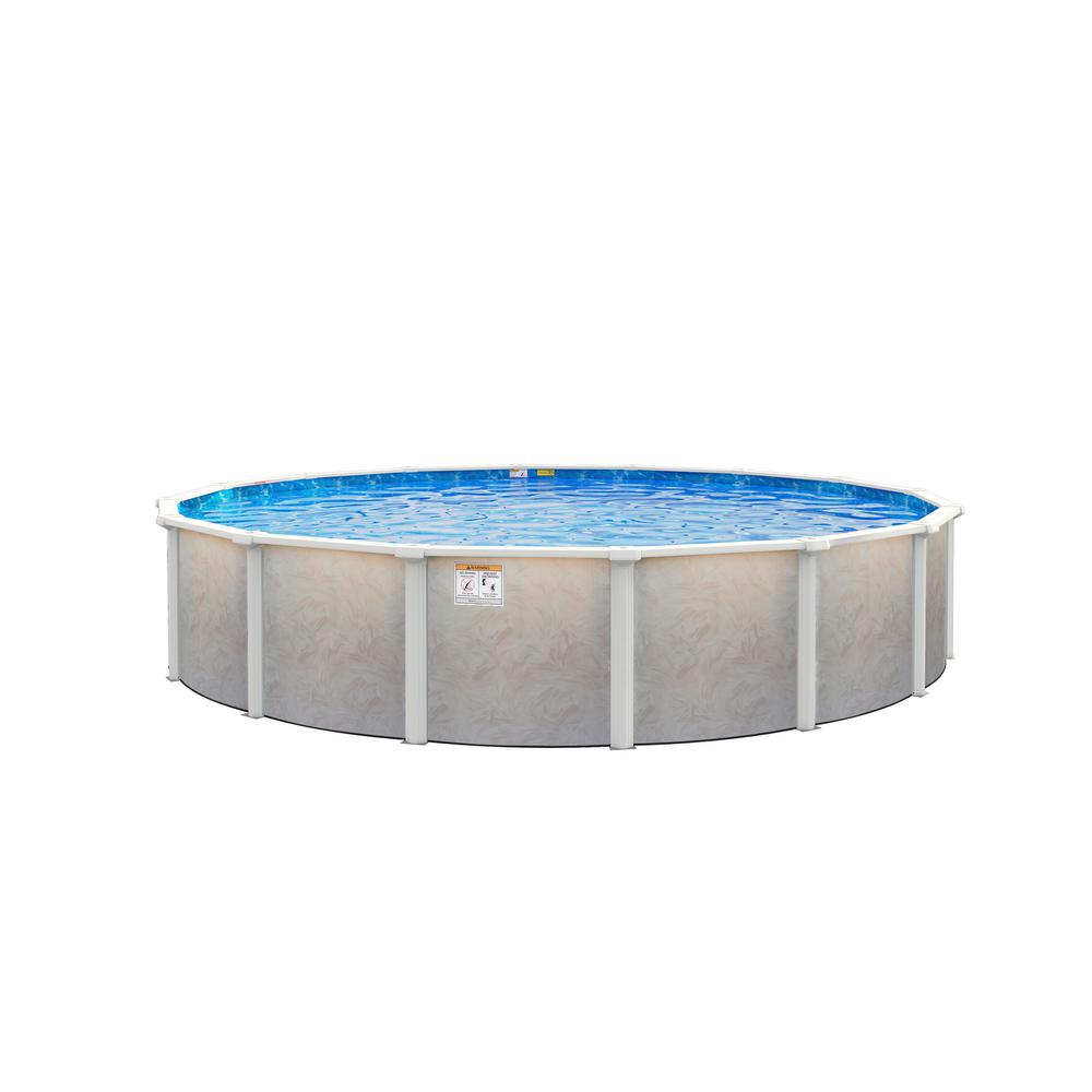 Round 21 Ft Above Ground Pools The Home Depot Round 21 Ft Above Ground Pools