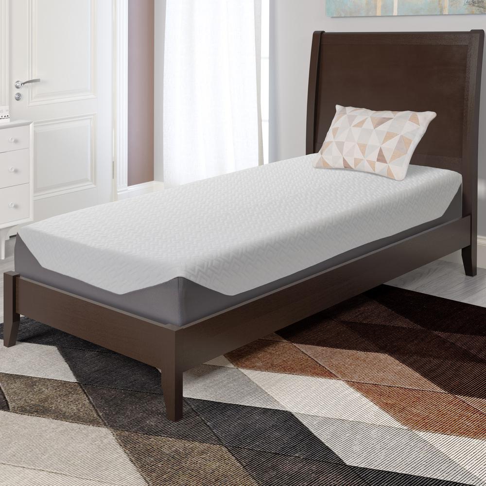Corliving Sleep Collection 10 In Single Twin Medium Firm Memory Single Twin Medium Firm Memory