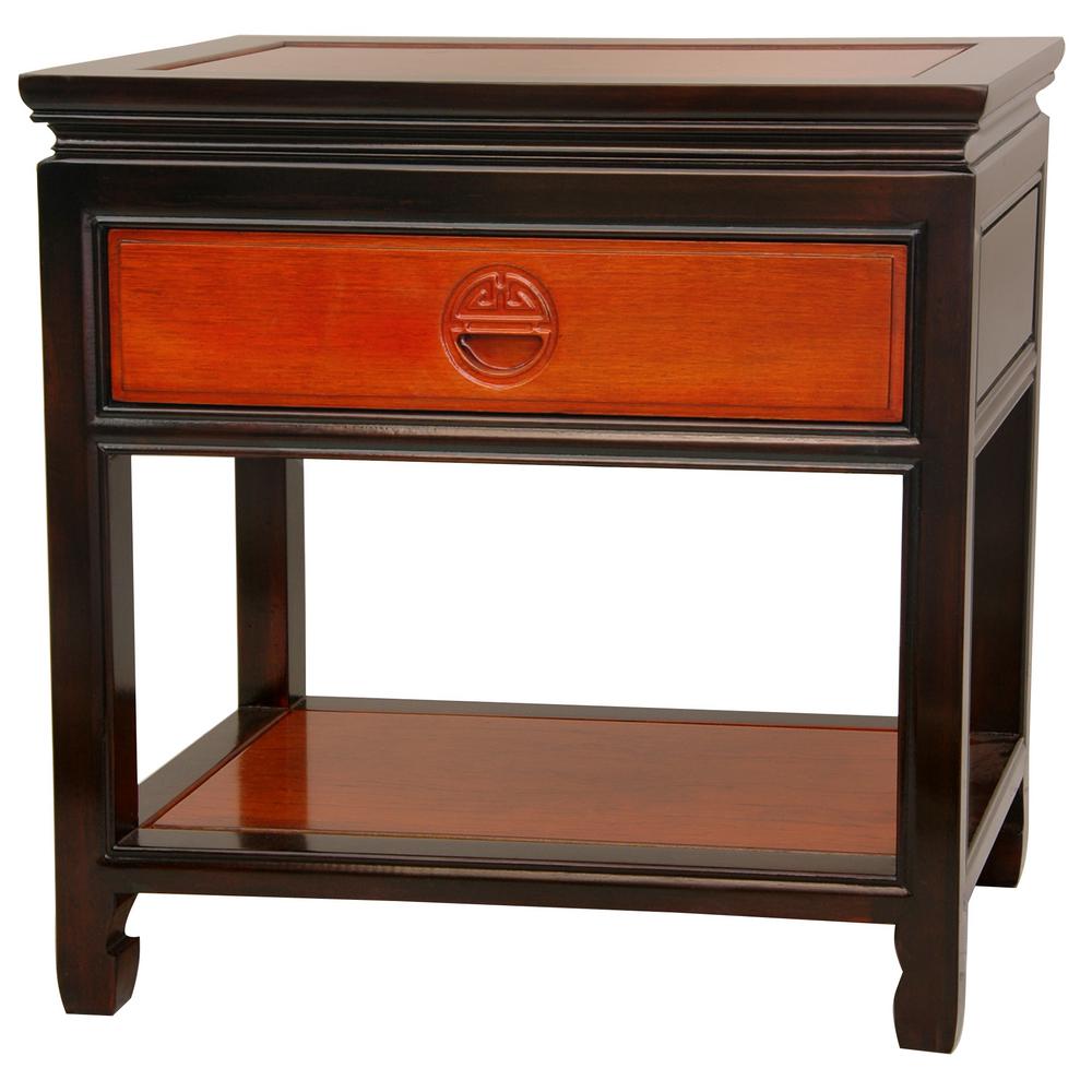 Bedside Multi-Colored End Table-ST-PA101-2 - The Home Depot