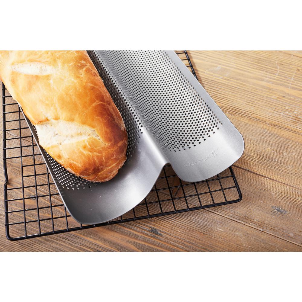 Chicago Metallic Commercial Ii Perforated French Bread Pan 59610 The Home Depot
