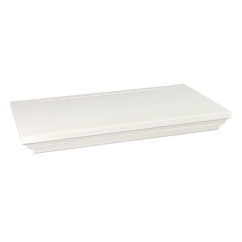 Wallscapes Woodridge 8 In X 1 3 4 In Floating Shelf Kit Price Varies By Finish Length Hwrw824 The Home Depot
