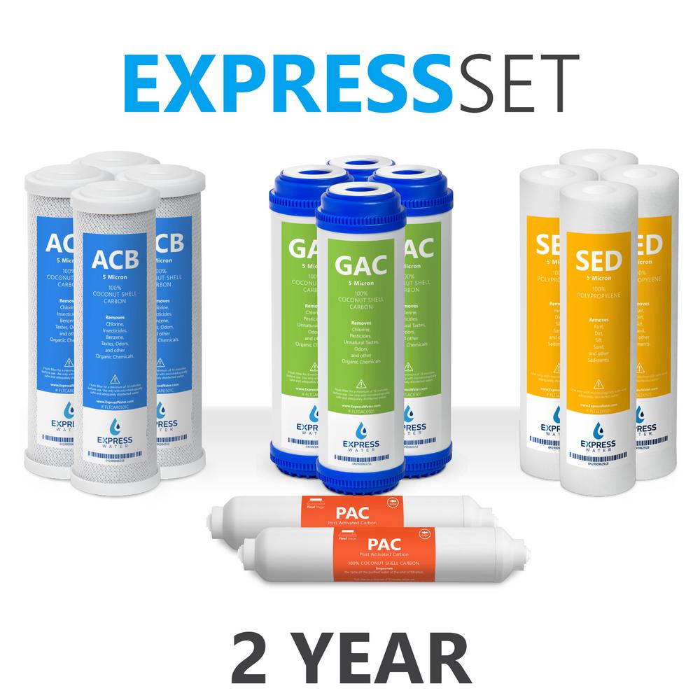 Express Water 10 in. Reverse Osmosis Replacement Filter Set 14