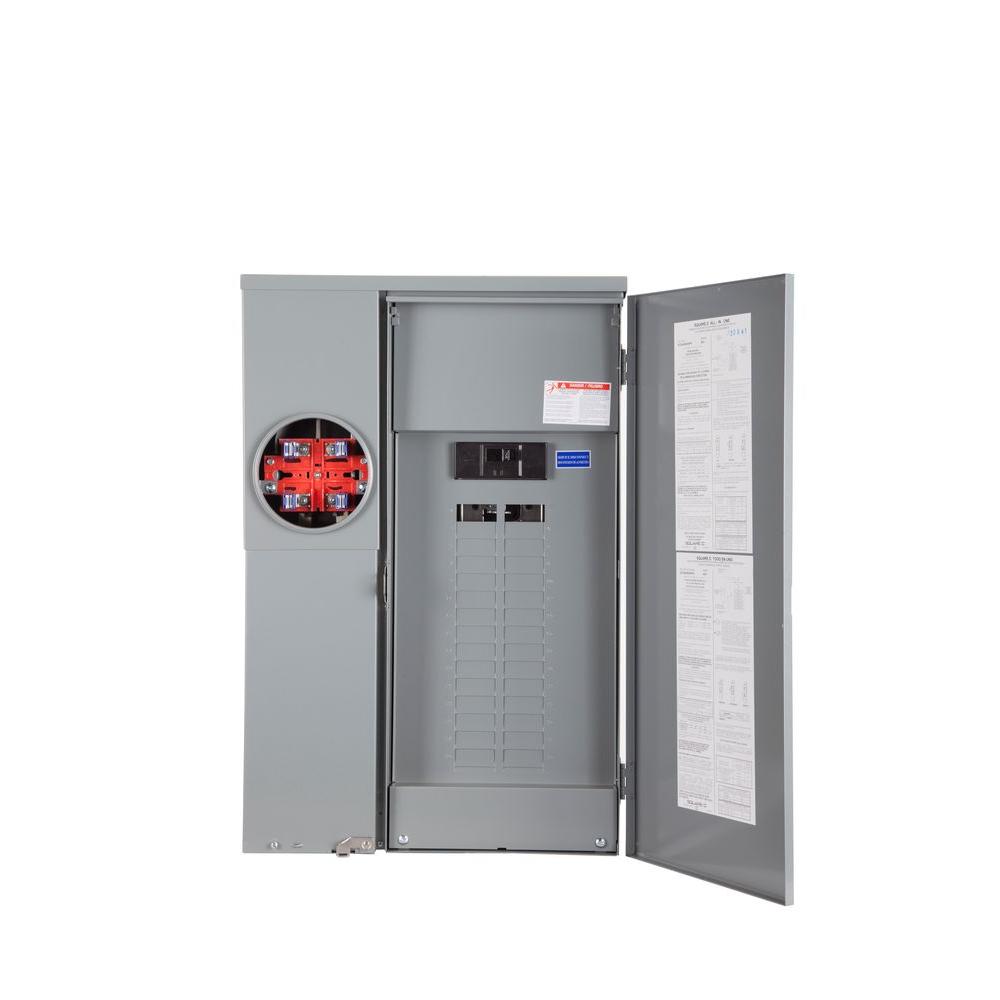 Square D by Schneider Electric SC2040M200C Home line Square D All-In-One Combination Load Center 200 A 120//240 Vac