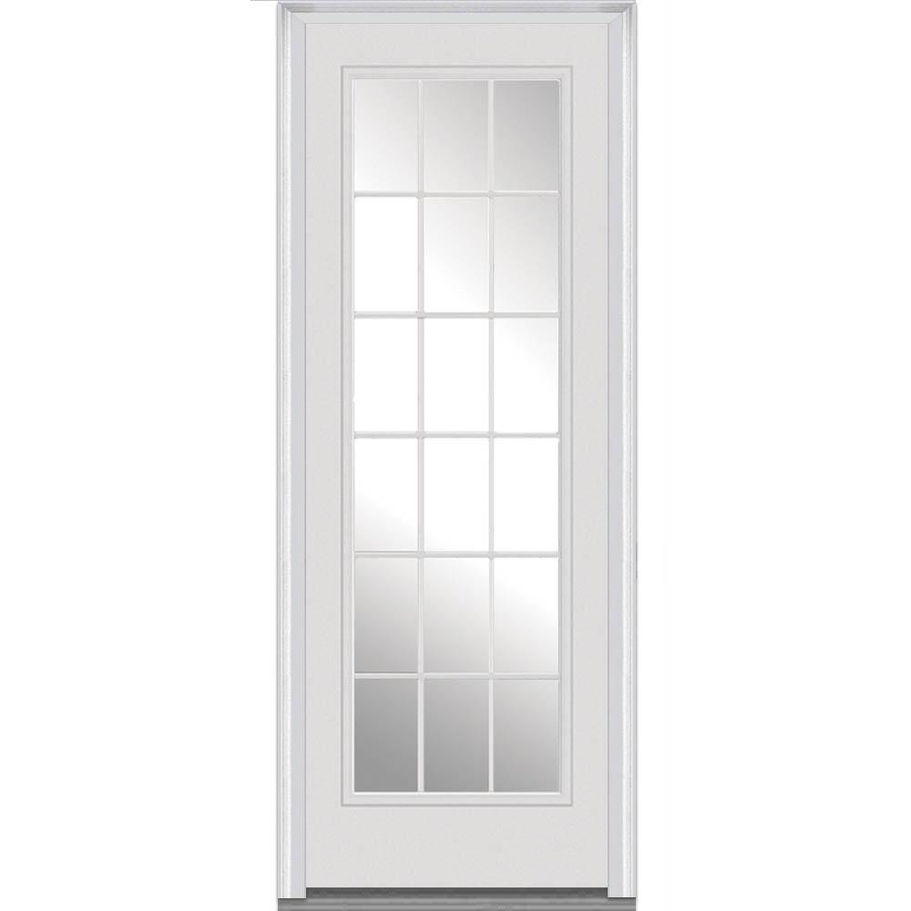 Left-Hand/Inswing - 36 x 96 - Front Doors - Exterior Doors - The Home Depot