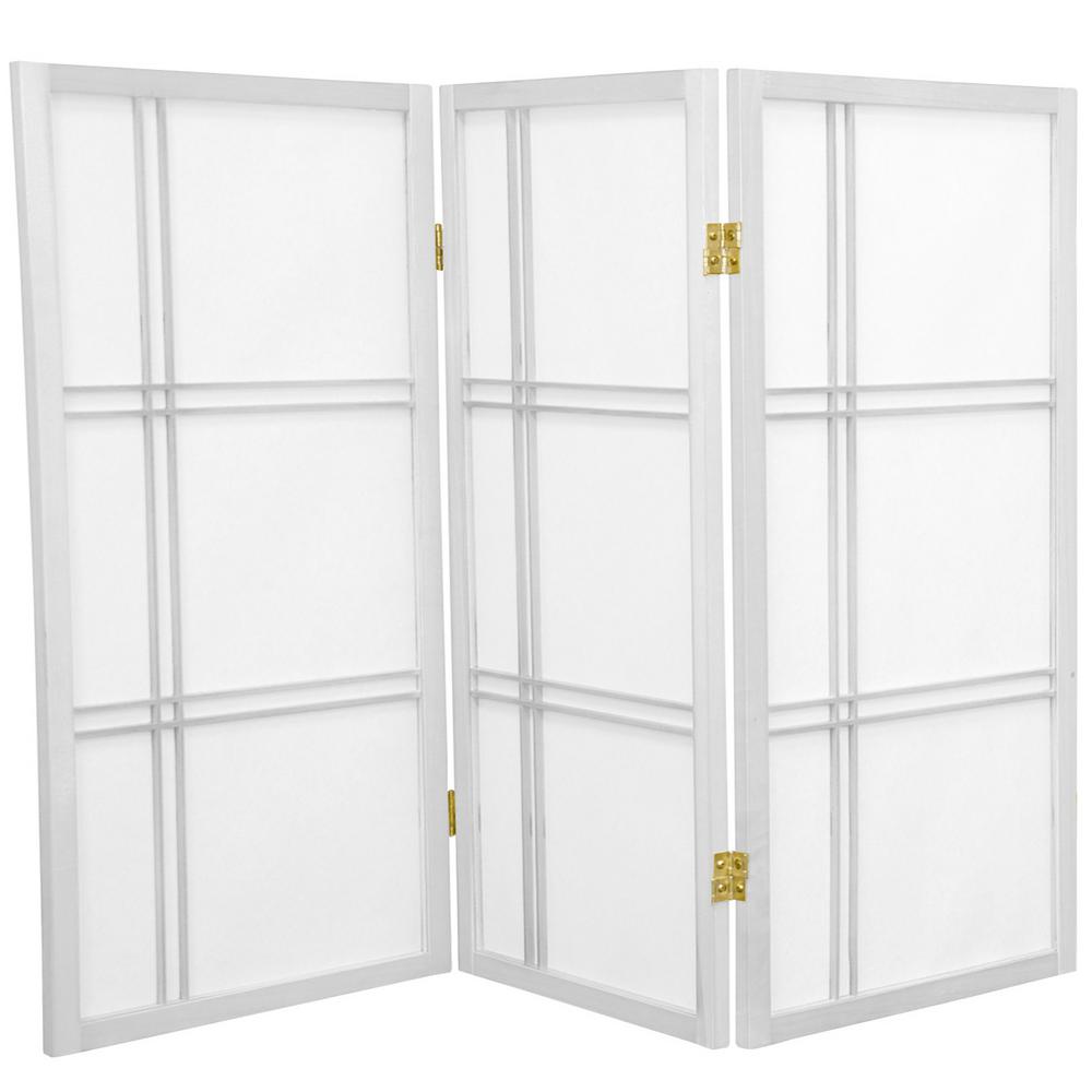 3 ft. White 3Panel Room DividerDC36WHT3P The Home Depot