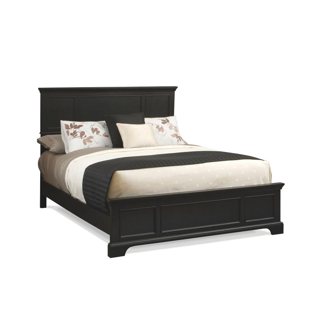 Home Styles Bedford Black Queen Bed Frame-5531-500 - The Home Depot