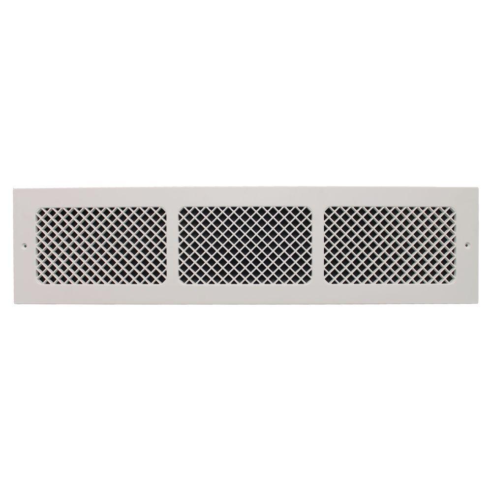 White Return Cold Air Vent 6 x 30 in Ventilation Grille Wall Register HVAC Cover | eBay